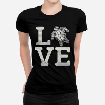 Love Turtles Shirt - Funny Animal Lover Cute Turtle Tshirt Women T-shirt | Crazezy