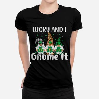 Lucky And I Gnome It St Patrick's Day Irish Drinking Gnomes Women T-shirt | Crazezy AU
