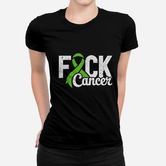 Lymphoma Awareness Ribbon Women T-shirt | Crazezy
