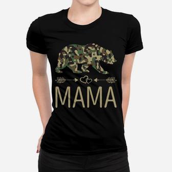 Mama Bear Camo Mother's Day Gift Women T-shirt | Crazezy DE