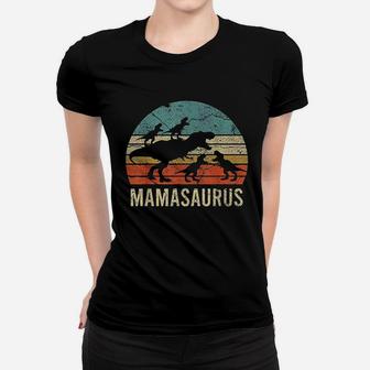 Mama Dinosaur Mamasaurus Women T-shirt | Crazezy