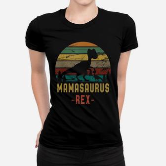 Mamasaurus Rex T Shirt Saurus Mom Mother's Day Gift Tee Women T-shirt | Crazezy