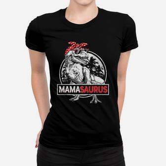 Mamasaurus T Rex Dinosaur Funny Mama Saurus Family Matching Women T-shirt | Crazezy UK
