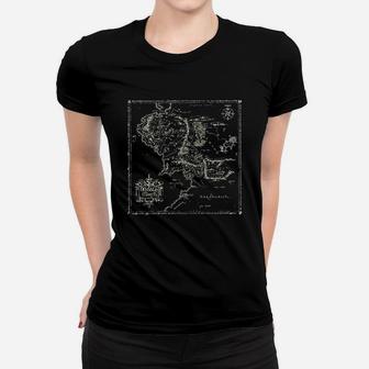 Map Of Middle Earth Women T-shirt | Crazezy