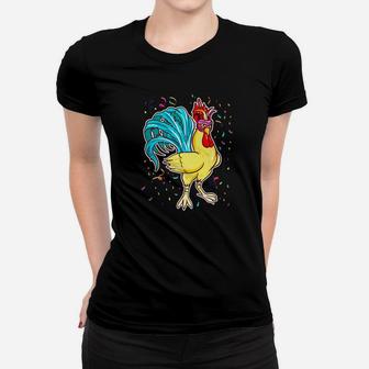 Mardi Gras Chicken Mardi Gras Women T-shirt - Thegiftio