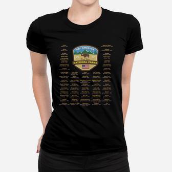 Mark Your Parks - 59 National Parks Women T-shirt - Thegiftio UK