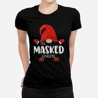 Masked Gnome Matching Family Group Christmas Pajama Women T-shirt | Crazezy CA