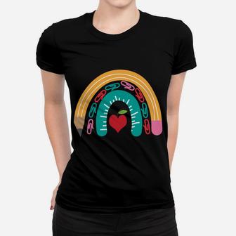 Math Teacher, Funny Boho Rainbow For Teachers Women T-shirt | Crazezy DE