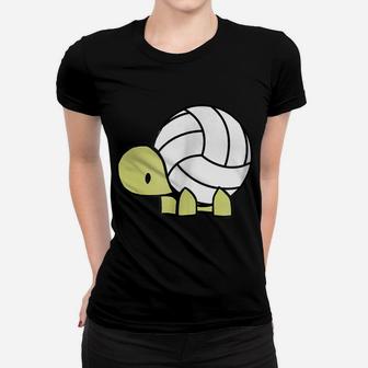 Max Turtle Loves Volleyball T-Shirt Volley Ball Turtles Team Women T-shirt | Crazezy UK