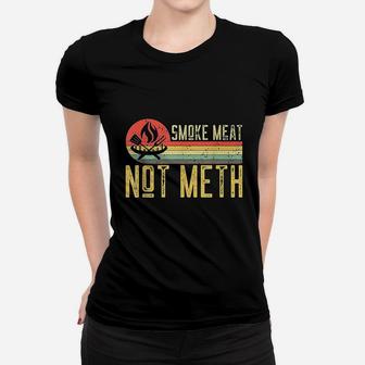 Meat Not Bbq Grill Grilling Vintage Women T-shirt | Crazezy CA