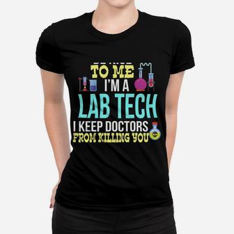 Medical Lab Tech Funny Laboratory Technician Christmas Gift Women T-shirt | Crazezy AU