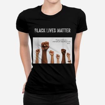Mens Black Lives Matter With Scripture Job 334 Women T-shirt | Crazezy