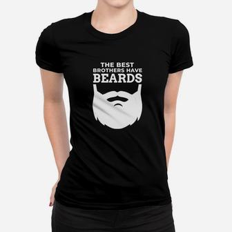 Mens Brother Funny Beard Saying Gift For Best Brother Women T-shirt - Thegiftio UK