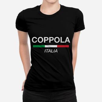Mens Coppola Italian Name Italy Flag Italia Family Surname Women T-shirt | Crazezy