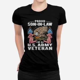 Mens Proud Son-In-Law Of A Us Army Veteran - Vet's Family Gift Women T-shirt | Crazezy DE