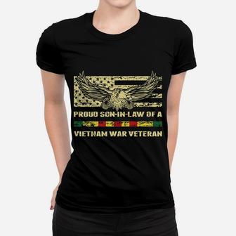 Mens Proud Son-In-Law Of A Vietnam War Veteran Vet's Family Gift Women T-shirt | Crazezy DE