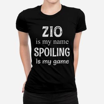 Mens Zio Is My Name Italy Italian Uncle Women T-shirt | Crazezy
