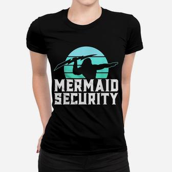 Mermaid Security Shirt Mens Boys Swim Team Gift Swimmer Women T-shirt | Crazezy AU
