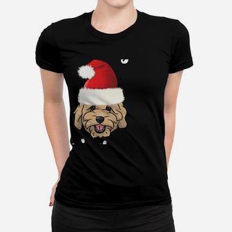 Merry Christmas Goldendoodle Funny Golden Doodle Dog Gift Women T-shirt | Crazezy AU