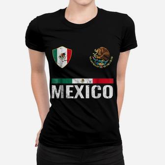 Mexico Soccer Team Distressed T Shirt Women T-shirt | Crazezy