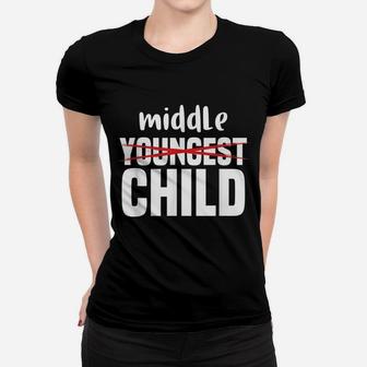 Middle Children Gift Funny Siblings Brother Sister - Matter Women T-shirt | Crazezy