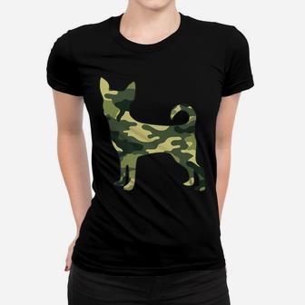 Military Chihuahua Camo Men Print Us Dog Pup Veteran Gift Women T-shirt | Crazezy