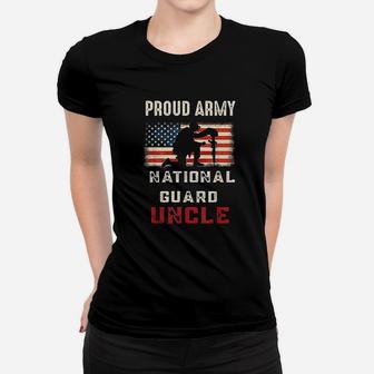 Military National Guard Usa Proud Army National Guard Uncle Women T-shirt | Crazezy DE