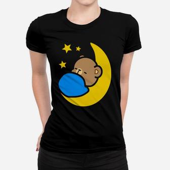 Milk Mocha Bear Heavenly Sleep Moon Stars Valentines Him Shirt Women T-shirt - Monsterry AU