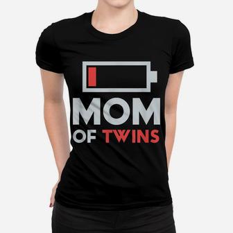 Mom Of Twins Shirt Gift From Son Daughter Twin Mothers Day Women T-shirt | Crazezy DE