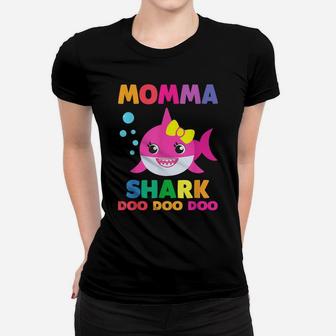 Momma Shark Doo Doo Funny Baby Mommy Kids Women T-shirt | Crazezy AU