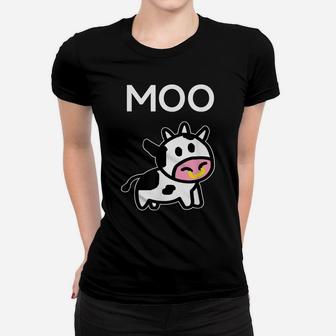 Moo Cow - Funny Farmer Cow T Shirt Women T-shirt | Crazezy