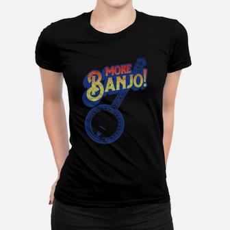 More Banjo Vintage Distressed Eighties Graphic Women T-shirt | Crazezy AU