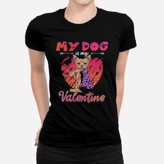 My Dogs Is My I Love Mom Valentine Women T-shirt - Monsterry UK