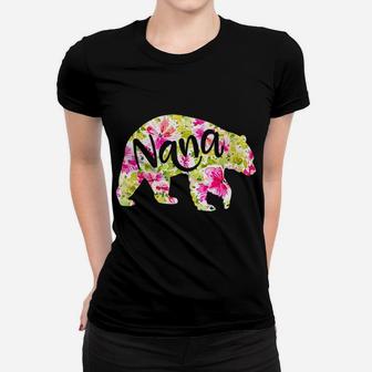 Nana Bear Gift For Women Grandma Christmas Mother's Day Women T-shirt | Crazezy