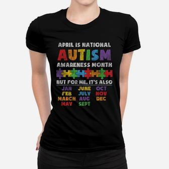National Autism Awerness Month Autistic Kids Awareness Gift Women T-shirt | Crazezy