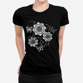 Nature Insect Lepidopterist Flower Animal Vintage Butterfly Women T-shirt | Crazezy