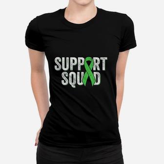 Non- Hodgkins Lymphoma Support Squad Lime Green Awareness Women T-shirt | Crazezy UK