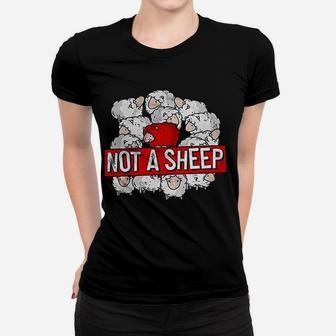 Not A Sheep Women T-shirt | Crazezy