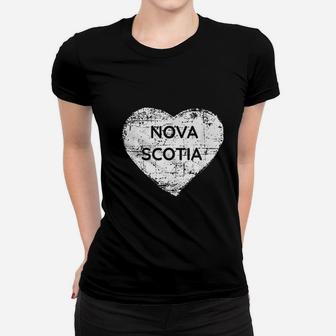 Nova Scotia Love Heart Nova Scotia Women T-shirt - Thegiftio UK