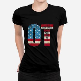 Occupational Therapist American Flag Ot Gift Women T-shirt | Crazezy AU
