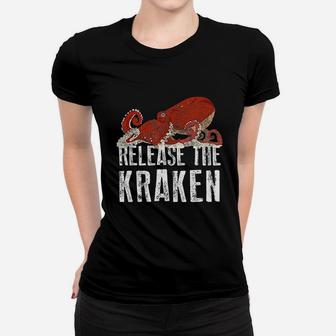 Octopus Release The Kraken Women T-shirt | Crazezy AU