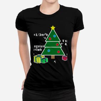 Oh Geometree Christmas Tree Math Teacher Geometry Xmas Gift Women T-shirt | Crazezy CA