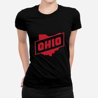 Ohio Retro Vintage State Women T-shirt | Crazezy