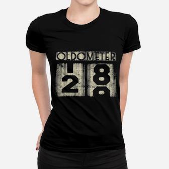 Oldometer 29 Years 29Th Birthday Distressed Cool Women T-shirt - Monsterry AU
