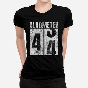 Oldometer 43-44 Yrs Old Man Woman Bday Graphic 44Th Birthday Women T-shirt | Crazezy UK
