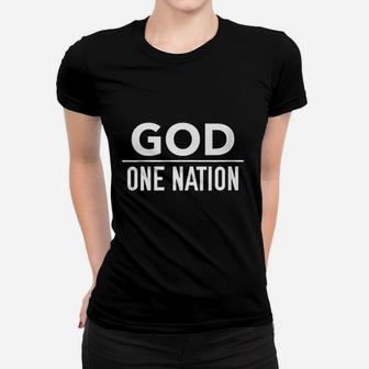 One Nation Under God Usa Creative Design Women T-shirt | Crazezy
