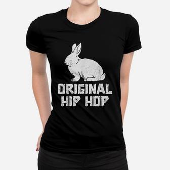 Original Hip Hop Bunny Easter Day Vintage Women T-shirt | Crazezy DE