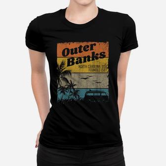 Outer Banks Nc Retro Beach Surfing Pogue Life Outer Banks Women T-shirt | Crazezy CA