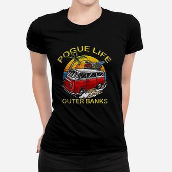 Outer Banks Pogue Life Outer Banks Surf Van Obx Fun Beach Women T-shirt | Crazezy