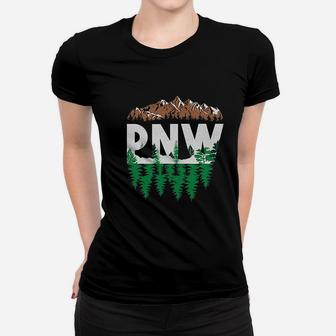 Pacific Northwest Mountain Women T-shirt | Crazezy